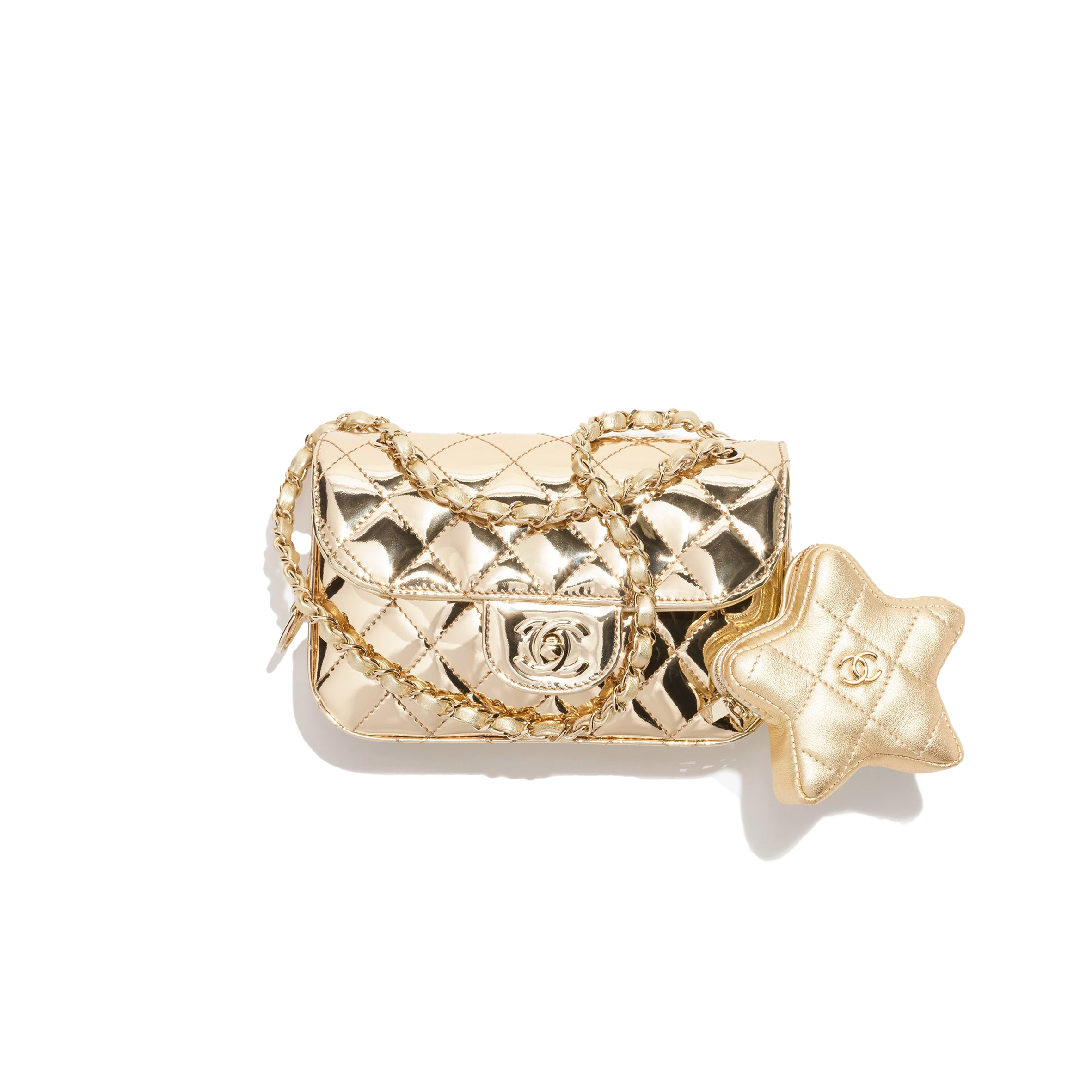 Ch*el clutch with chain as4646 (19*12.5*5cm)